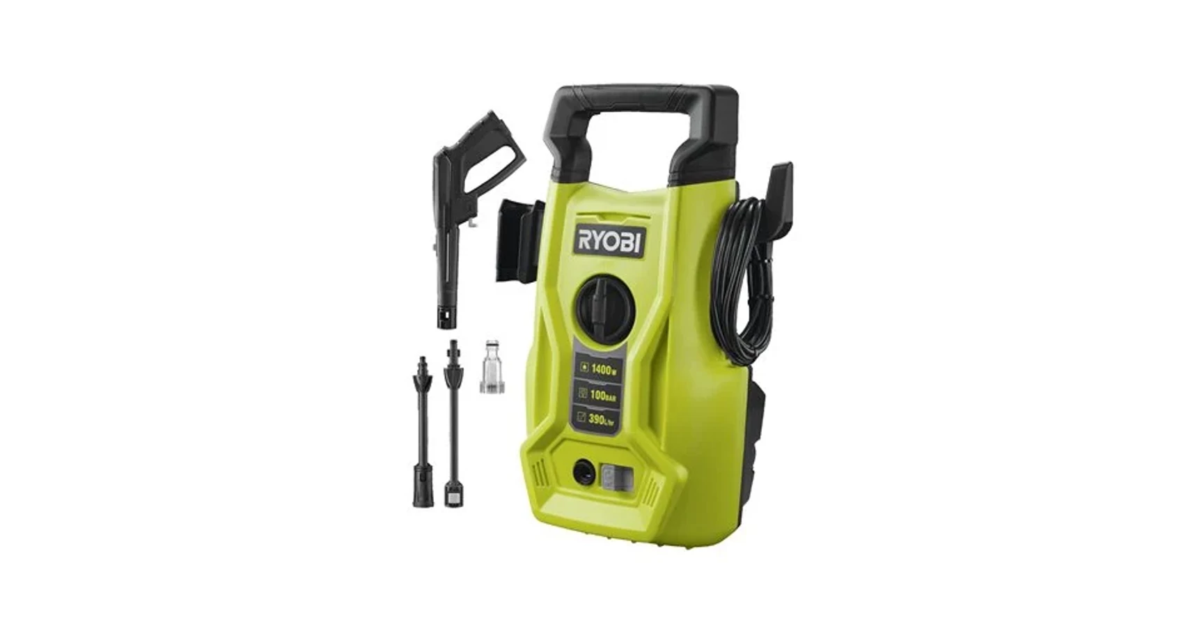 Ryobi RY100PWA 100bar önfelszívós magasnyomású mosó fém szivattyúval ...