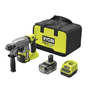 Ryobi ONE+ HP RSDS18X-1C40S 18V 2,5J fúróés vésőkalapács 4ah akkuval töltővel táskában 5133005383 