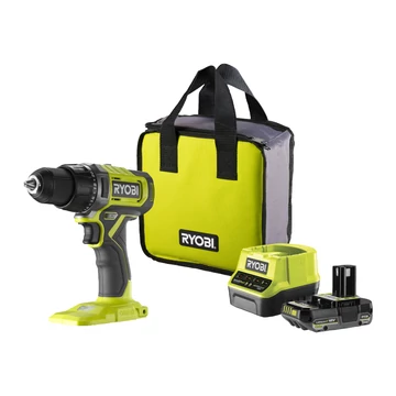 Ryobi ONE+ RDD18-1C20S 18V akkus fúró-csavarbehajtó akkuval töltővel táskában 5133005519