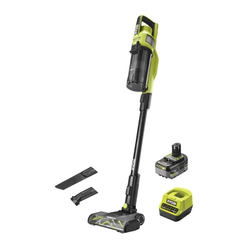 Ryobi ONE+ HP RSV18X-1X40G 18V ONE+™ HP szénkefe nélküli nagyteljesítményű rúd porszívó (1 x 4.0Ah)akkumulátorral és töltővel 5133005660 
