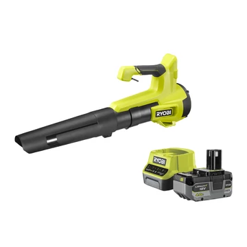 Ryobi ONE+ RY18BLB-140 szénkefementes lombfújó 4.0ah akkumulátorral és töltővel