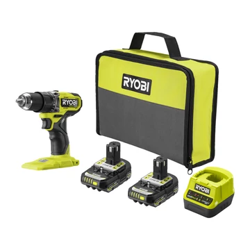 Ryobi ONE+ HP RDD18C1-220S 18V szénkefementes akkumulátoros fúró-csavarbehajtó 2akku töltő táskában