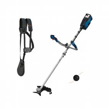 Bosch GFR 18V-25BH Bozótvágó (akku és töltő nélkül; vállpánttal; Pro-Tap orsóval és damillal; növényvédő kengyellel; 3 fogú késsel), kartondobozban