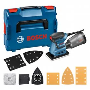 Bosch GSS 160 Multi Rezgőcsiszoló + Tartozékkészlet L-Boxx-ban