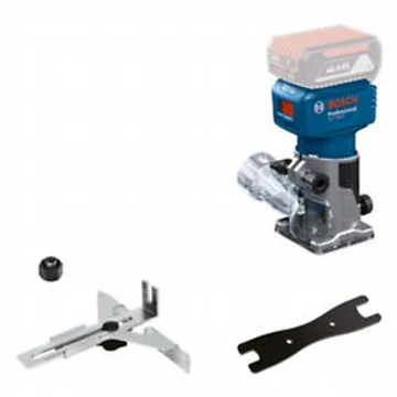 Bosch GLF 18V-8 Professional Akkus élmaró (porelszívó, 35/45 mm, élvezető, 45 mm, szerelőkulcs, 13/17 mm, befogópatron-készlet, 6 mm, befogópatron-készlet, 8 mm) kartondobozban