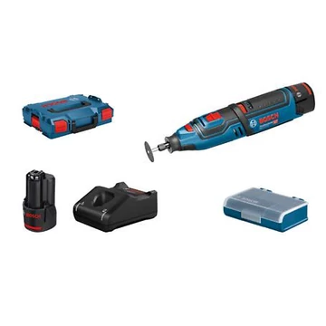 Bosch GRO 12V-35 Akkus forgószerszám (2x2,0Ah) L-Boxx-ban