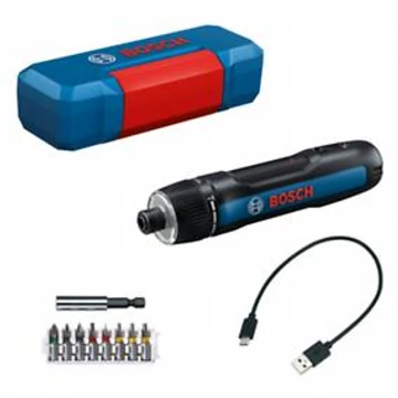 Bosch Bosch GO, 8 db-os bitkészlet, bit tartó, USB-C kábel, mini tok, kartondobozban