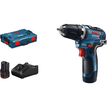 Bosch GSR 12V-35 Akkus fúrócsavarozó (2x3,0Ah) L-Boxx-ban