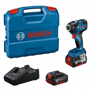 Bosch GDR 18V-200 Akkus ütvecsavarozó (2*4.0Ah akkuval, GAL 18V-40 töltővel L-case-ben)
