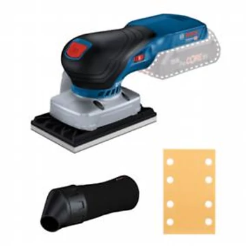 Bosch GSS 18V-13 Akkus rezgőcsiszoló (akku és töltő nélkül, 1 tárcsa) kartondobozban