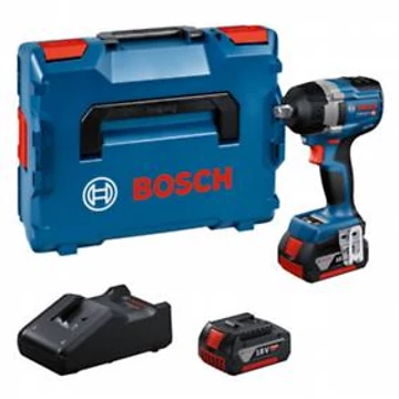 Bosch  GDS 18V-750 C Akkus Ütvecsavarozó (2x5,0 Ah akkuval;  GAL 18V-40 töltővel) L-Boxx-ban