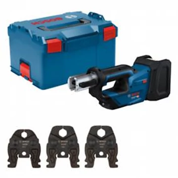 Bosch GPT 18V-19 Professional Akkus présgép (Compact préspofa M15, Compact préspofa M22, Compact préspofa M28,) akku és töltő nélkül, L-Boxx-ban