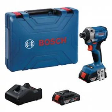Bosch GDR 18V-215 Akkus ütvecsavarozó (2x2,0 Ah akkuval; GAL 18V-20 töltővel) szerszámkofferben