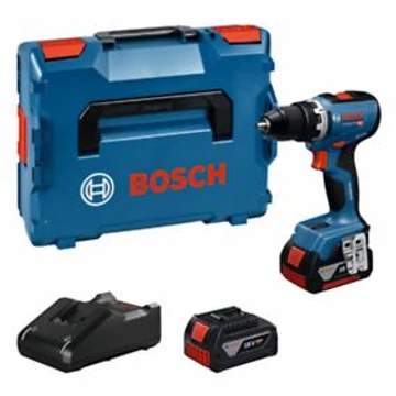 Bosch GSR 18V-65 Akkus fúró-csavarozó (2x5,0 Ah akkuval​; GAL 18V-40 töltővel) L-Boxx-ban