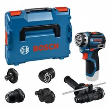Bosch GSR 12V-32 FC akkus fúrócsavarozó (GFA 12-M; GFA 12-X; GFA 12-E; GFA 12-W; GFA 12-H, adapterekkel) L-Boxx-ban