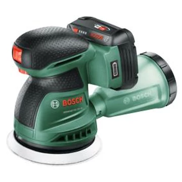 Bosch UniversalOrbit 18V-20 Akkus Excentercsiszoló (2,0 Ah akkuval; AL18V20 töltővel) 