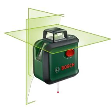 Bosch AdvancedLevel 360 Keresztvonalas  zöld  szintezőlézer