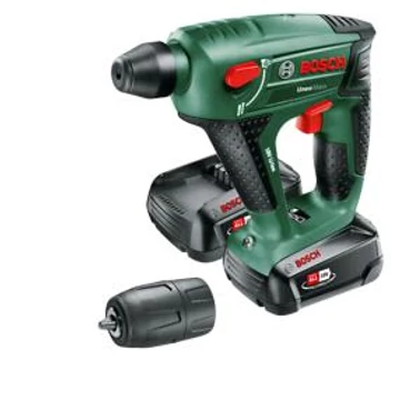 Bosch Uneo Maxx Akkus fúrókalapács + Fúrótokmány (2x2,5 Ah) kofferben