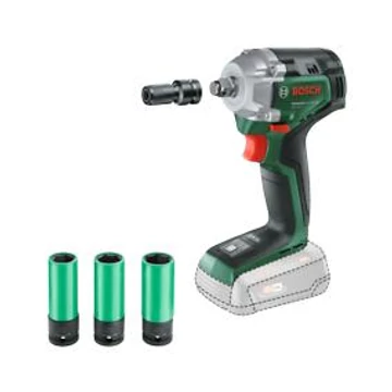 Bosch UniversalImpactDrive 18V-350 Akkus Akkus ütvecsavarozó (akku és töltő nélkül; dugókulcs készlettel) kartondobozban