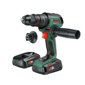 Bosch AdvancedImpact 18V-80 Quicksnap Akkus ütvefúró-csavarozó (2x 2,5 Ah akkuval; AL18V-44 töltővel) kofferben