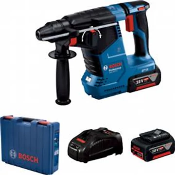 Bosch GBH 187-LI Akkus fúrókalapács (2x5.0Ah + GAL 1880)
szerszámkofferben
