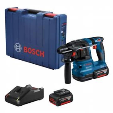 Bosch GBH 185-LI Akkus fúrókalapács SDS plus rendszerrel (szett 2x4Ah akkuval + GAL 18V-40)