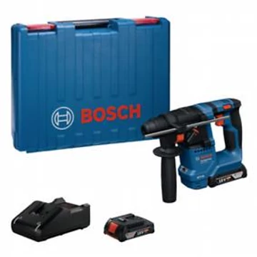 Bosch GBH 18V-18 Akkus fúrókalapács (2x2,0Ah akkuval és GAL 18V-20 töltővel) kartondobozban