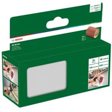 Bosch Csiszolóhüvely készlet 80, 120, 240 szemcseméretekben