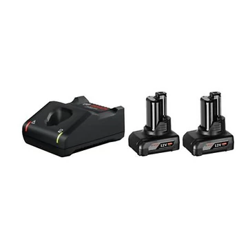 Bosch 2 x GBA 12V 6,0Ah Akkumulátor + GAL 12V-40 Kompakt gyorstöltő 1600A01B20