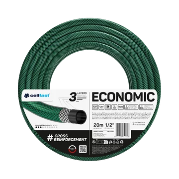CELLFAST Locsolótömlő 3 rétegű ECONOMIC 1/2" 20 m