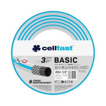 CELLFAST Locsolótömlő 3 rétegű BASIC 1/2" 20 m