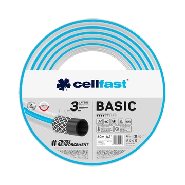 CELLFAST Locsolótömlő 3 rétegű BASIC 1/2" 50 m