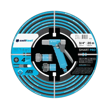 CELLFAST Locsolótömlő 4 rétegű SMART PRO ATS SET 3/4" 20 m