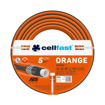 CELLFAST Locsolótömlő 5 rétegű ORANGE 1" 20 m (K)