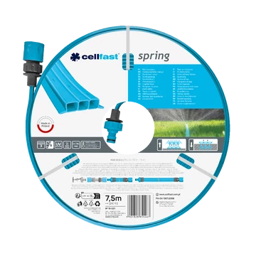CELLFAST Esőztetőcső Spring 1/2" 7,5 m