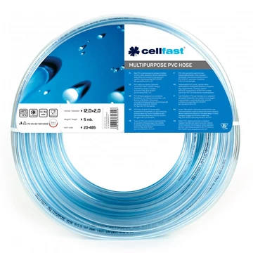 CELLFAST Technikai tömlő PVC, többcélú 12,0 x 2,0 mm 5 m