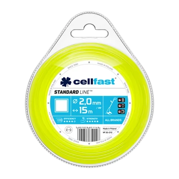 CELLFAST Damil szögletes STANDARD 2,0 mm x 15 m