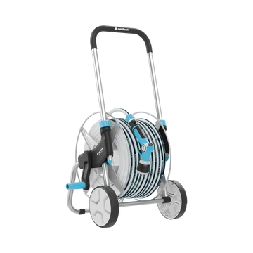 CELLFAST Tömlőkocsi fém szett EXPLORER/MULTIFLEX ATSV 1/2" 50 m (kocsi, tömlő, csatlakozók)