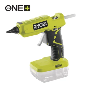 5133002868 Ryobi ONE+ R18GLU-0 akkus ragasztópisztoly +3DB RAGASZTÓRÚD, akku és töltő nélkül