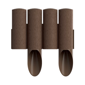 CELLFAST Ágyásszegély fautánzatú barna 4 tagos 2,3 m STANDARD