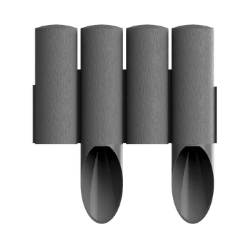 CELLFAST Ágyásszegély fautánzatú grafit 4 tagos 2,3 m STANDARD
