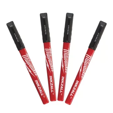 Milwaukee INKZALL™ Filctoll 0,6 mm hegyű Fekete (4 darabos kiszerelés) 1 db