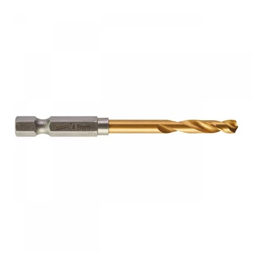 Milwaukee Fémfúró Shockwave HSS-G TiN 4.8mm