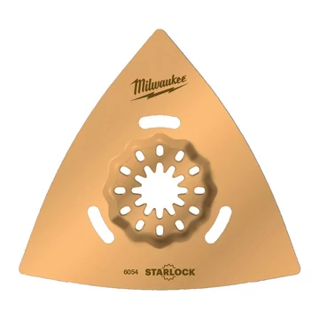 Milwaukee Multitool Starlock Csiszolótalp Karbid (Habarcs, csemperagasztó eltávolítás) 80 mm 1 db