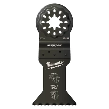 Milwaukee Multitool Starlock Merülő fűrészlap (Szeges Fa) 65x42 mm 50 db