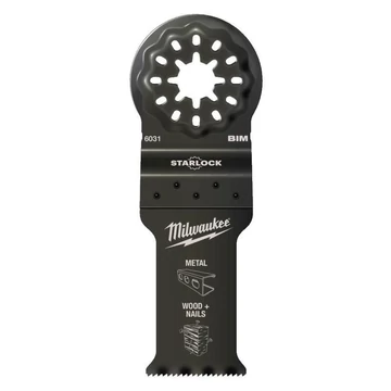 Milwaukee Multitool Starlock Merülő Bi-metál fűrészlap (Fém+Fa) 28x47 mm 50 db