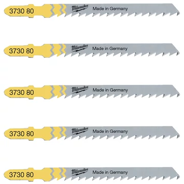 Milwaukee Szúrófűrészlap 75/4 mm (Munkalap egyenes vágásához)  5 db