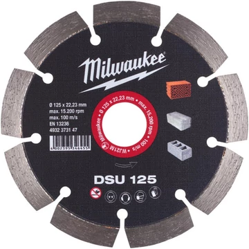 Milwaukee Gyémánt vágótárcsa DSU 125 mm