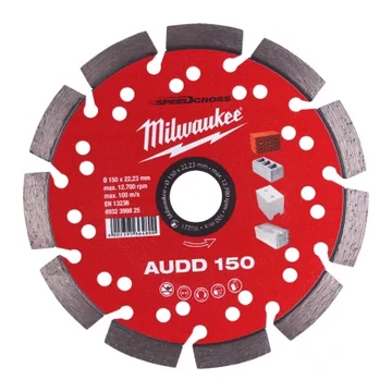 Milwaukee Gyémánt vágótárcsa AUDD 150 mm