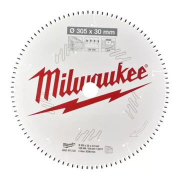 Milwaukee Körfűrészlap gérvágókhoz (Fához) 305x30x3.0x100 ATB NEG. - 1 db